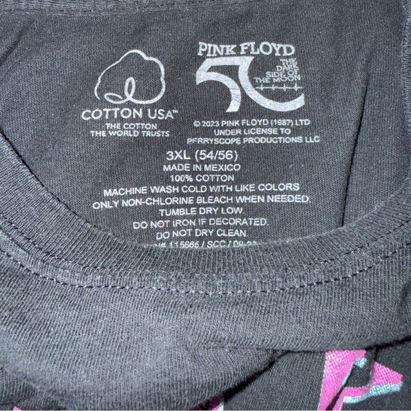Pink Floyd The Dark Side Of The Moon Graphic T-Shirt Short Sleeve - Picture 4 of 4
